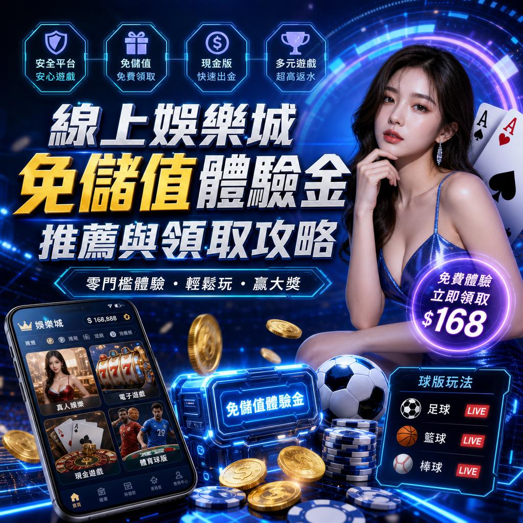 線上娛樂城免儲值體驗金推薦與領取攻略